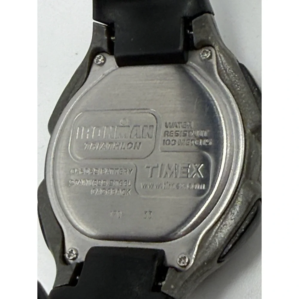 Timex 170 Mens Watch New Battery 2016 Black 38MM 8